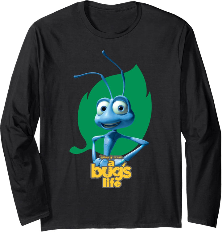 Disney Pixar Bugs Life Flik Hips Logo Langarmshirt