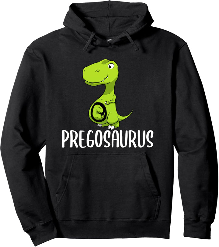 Pregosaurus Schwangerschaft Ankündigung Werdende Mutter Pullover Hoodie