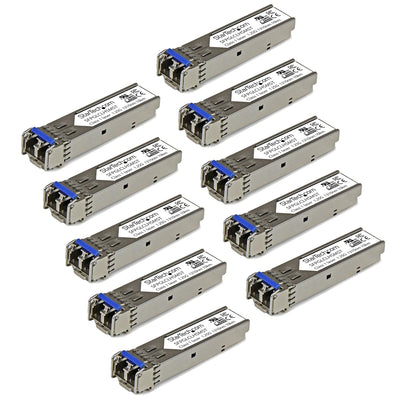 StarTech.com Gigabit LWL SFP Transceiver Modul, Cisco GLC-LH-SM kompatibel, SM/MM LC, 550m, Mini GBI