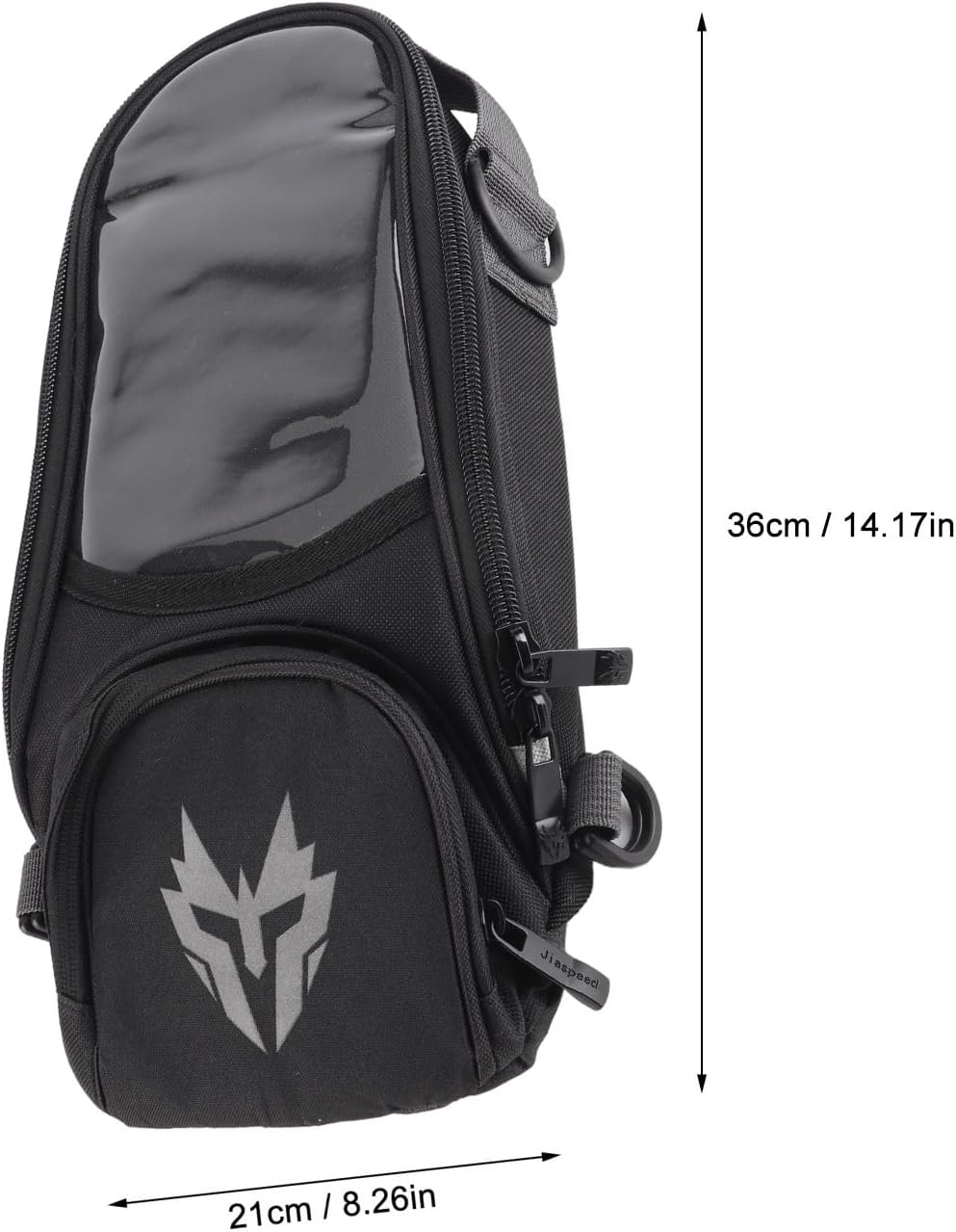 aqxreight Kraftstofftanktasche, Magnetischer Motorrad-Tankrucksack aus Oxford-Gewebe, Hochfestes 4,5