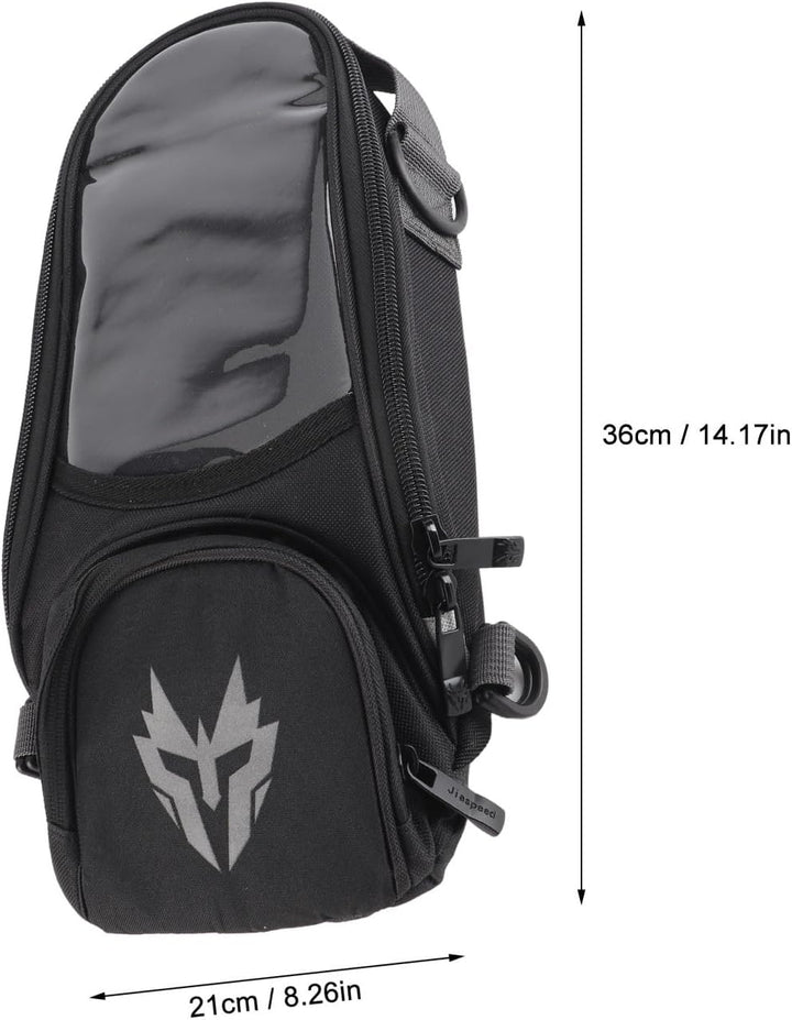 aqxreight Kraftstofftanktasche, Magnetischer Motorrad-Tankrucksack aus Oxford-Gewebe, Hochfestes 4,5
