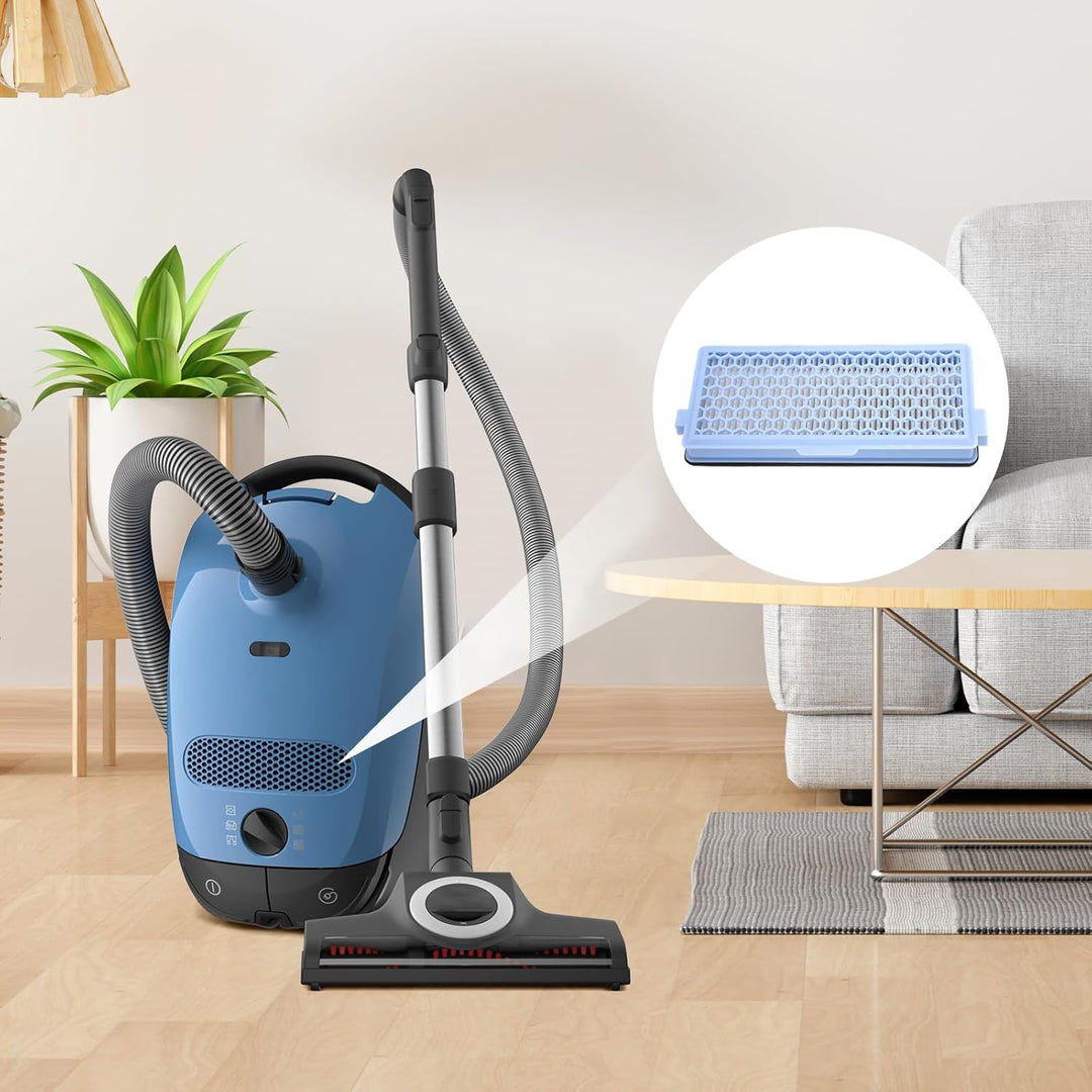 2 Stück Staubsauger Filter für Miele S8340, HEPA Filter für Miele Staubsauger Ersatzteile, Passend f