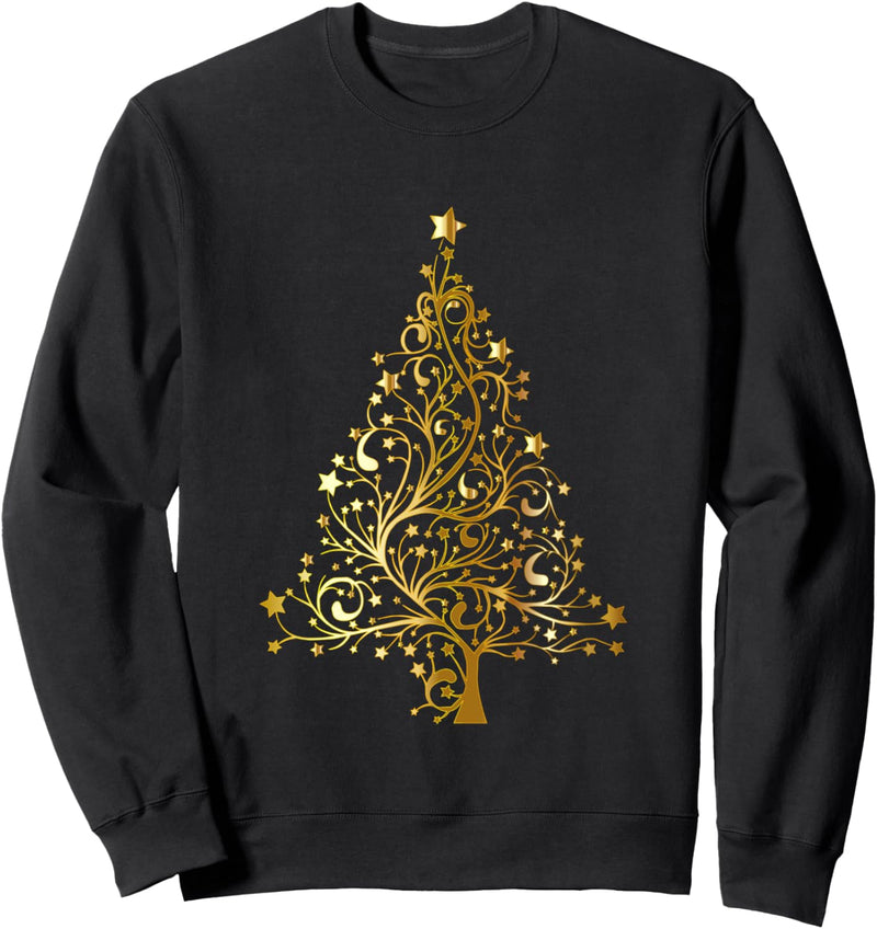 Abstrakter Kunst-Weihnachtsbaum Sweatshirt