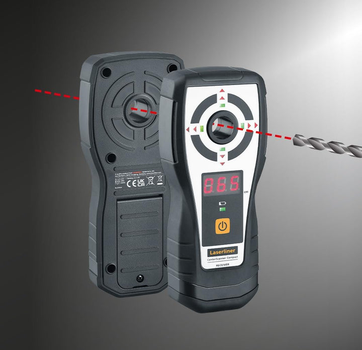 Umarex Laserliner Bohrungsgerät (präzise, LED-Indikatoren, Markierungshilfe, für Wand- und Deckenboh