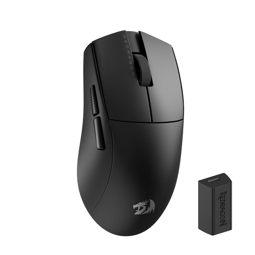 Redragon M916 PRO 3-Modus Wireless Gaming Maus, Hyperschnelle 4K Polling Rate, 49G Ultra-Leicht 26K