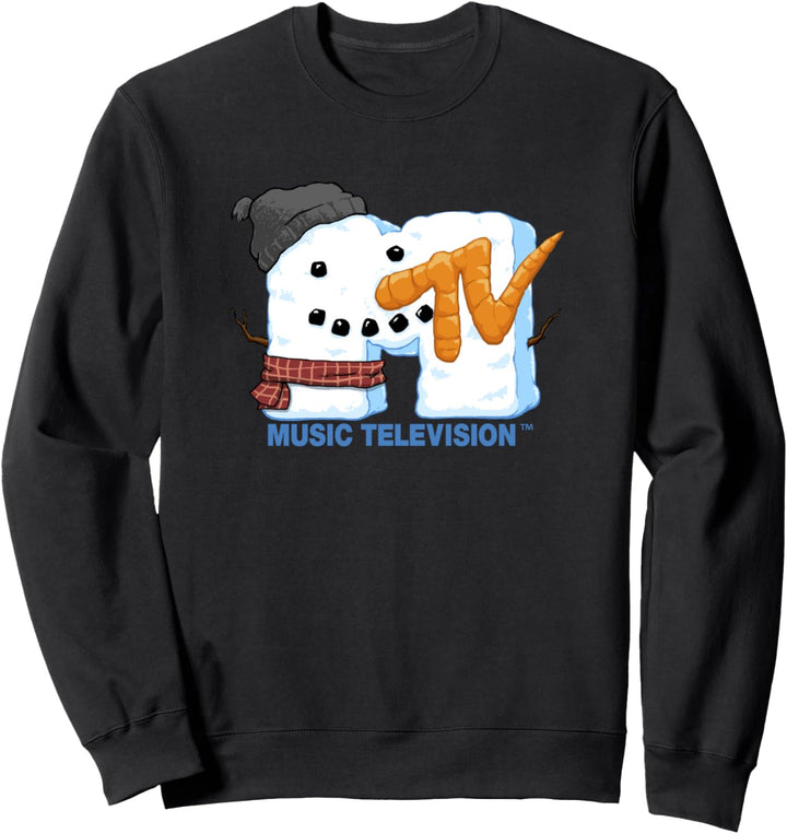 MTV Happy Snowman Logo Sweatshirt