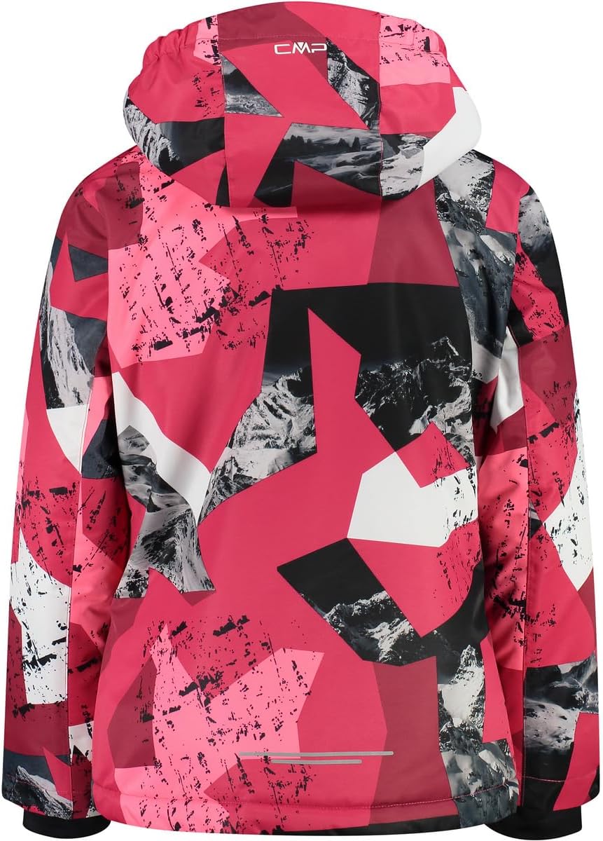 CMP Mädchen Skijacke 39w2085 Jacke 104 Fuxia-anemone-glanz, 104 Fuxia-anemone-glanz