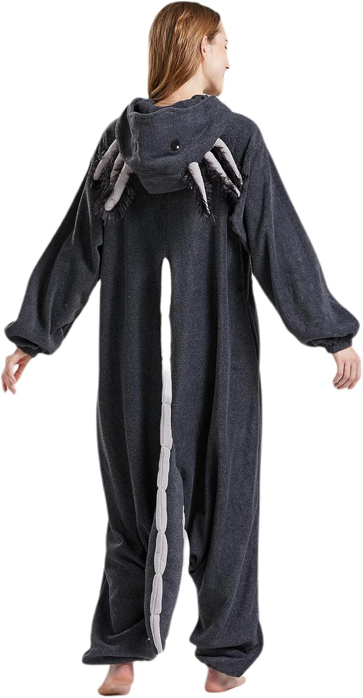 AKAAYUKO Faschingskostüme Tiere Onesie Damen Karneval Kostüm Pyjama Herren Halloween Jumpsuit Schlaf