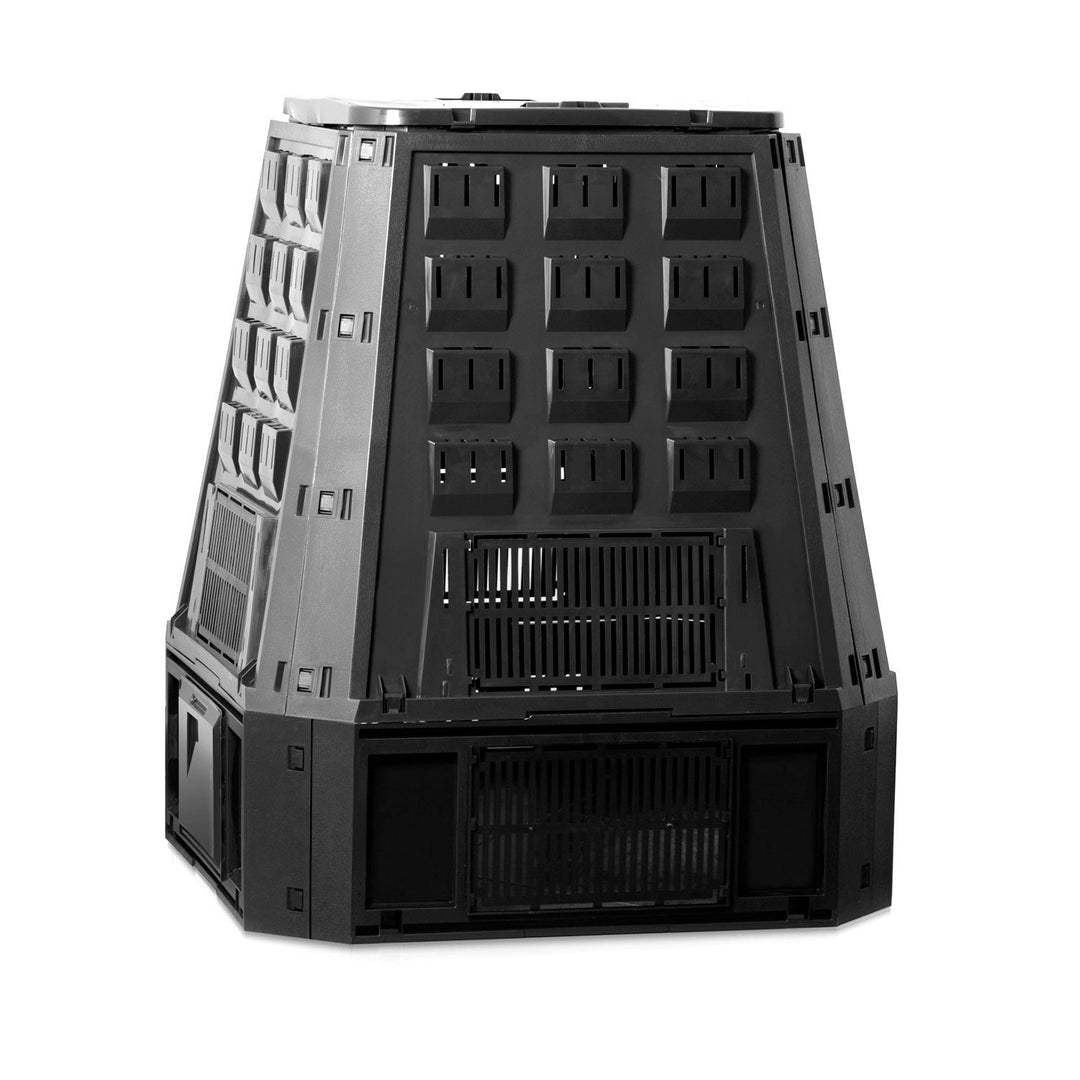 Kompostierungsanlage EVOGREEN 630L, Abmessungen (mm) 900x910x1070, Farbe Schwarz