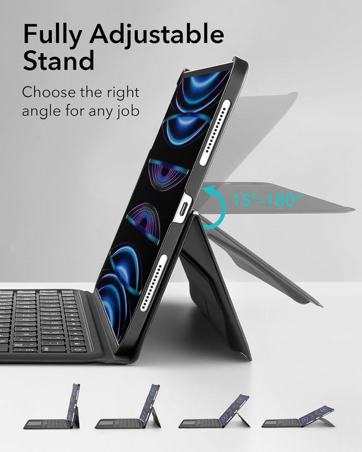 ESR Ascend Tastatur Hülle, iPad Tastatur kompatibel mit iPad Pro 11 (2022/2021/2020/2018), iPad Air