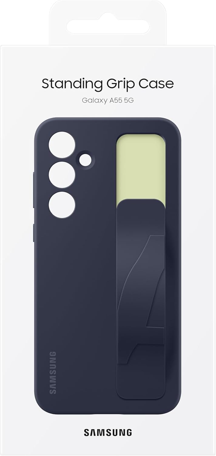 Samsung Standing Grip Smartphone Case EF-GA556 für das Galaxy A55 5G, Handyhülle, Fingerhalterung, S
