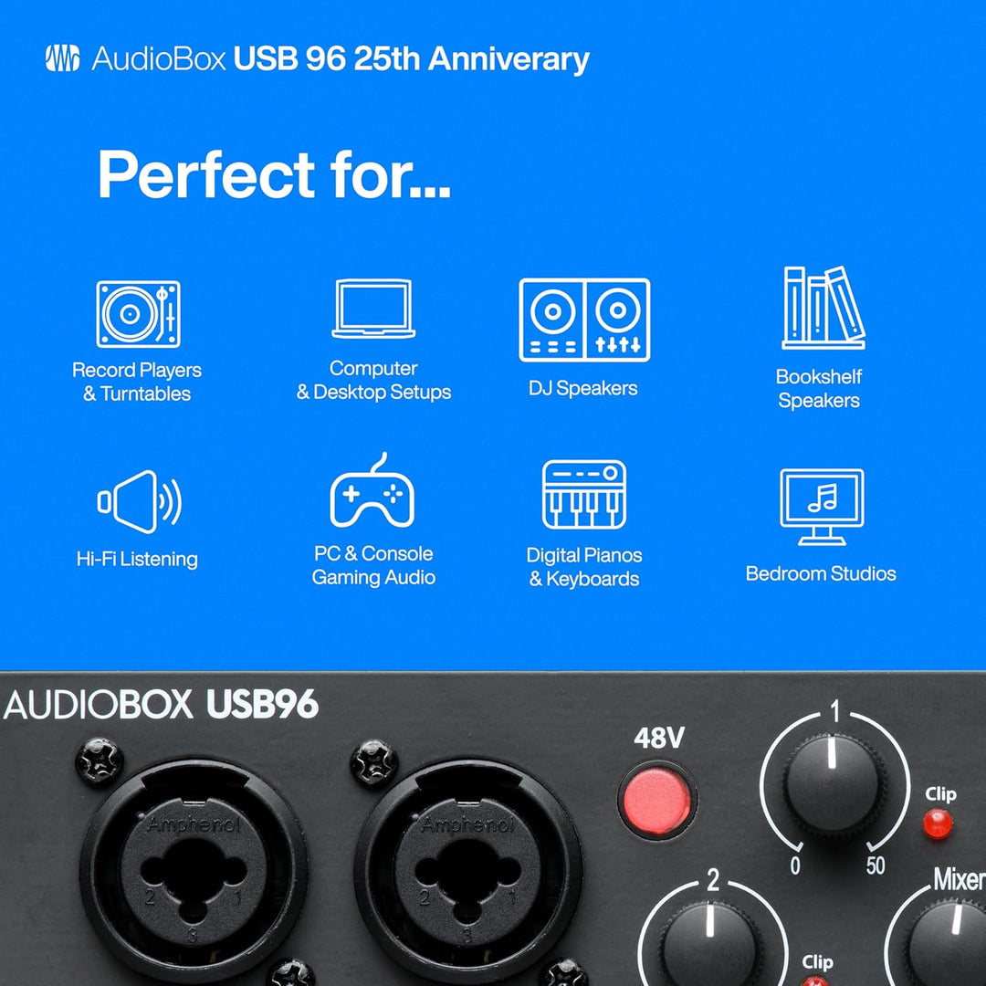 PreSonus Audio Interface, 25-jährige Jubiläumsausgabe, Streaming und Podcasting Audio Interface Audi