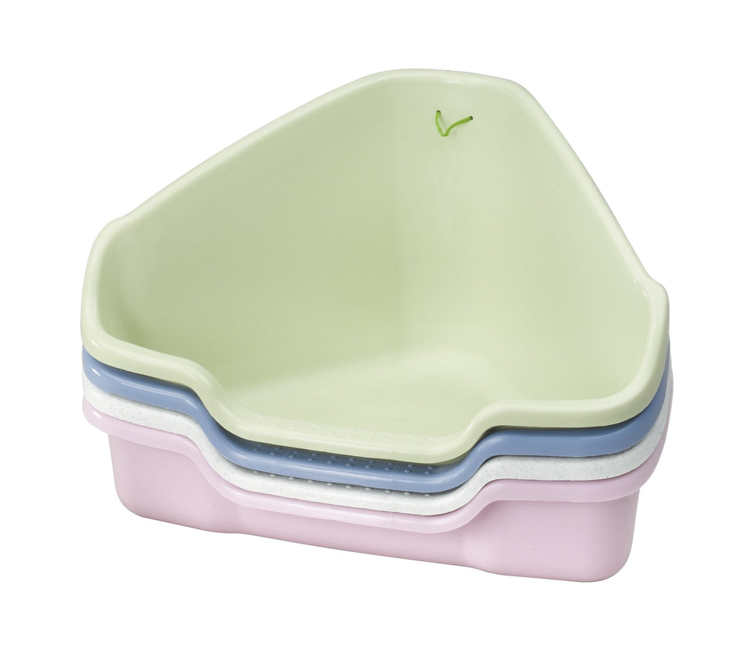 Europet Bernina 501-134078 Kaefig-Ecktoilette mit Halterung -Stirnseite: 49 cm - farblich sortiert