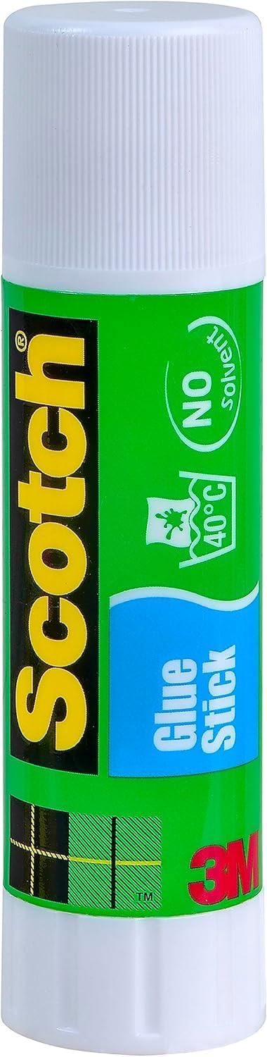 Scotch Permanent Klebestift - 1 Packung mit 20 Klebesticks ohne Lösungsmittel - 21g pro Stick - Mehr