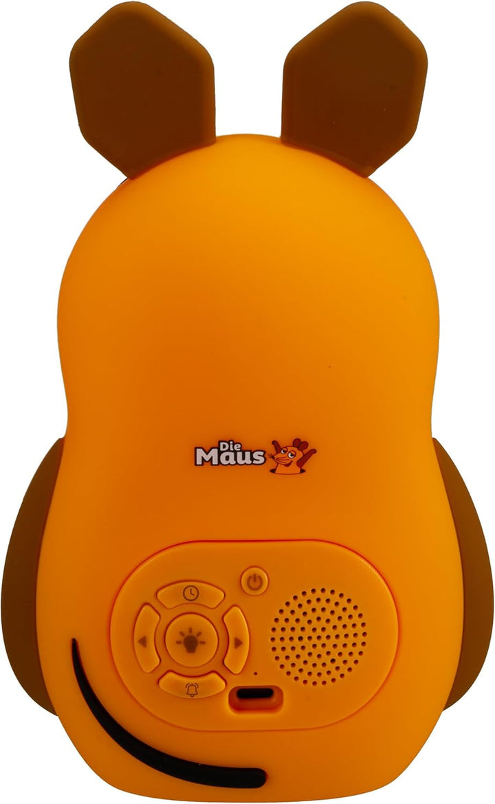 Bresser DieMaus Kinderwecker mit Nachtlicht, sanftes Aufwachen, 3-stufiges Licht, Touch-Steuerung, U