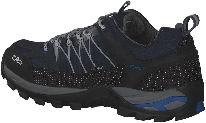 CMP Herren Rigel Low Shoe Wp Trekking-& Wanderhalbschuhe 39 EU Blau Zementgrau B Blue Cemento, 39 EU