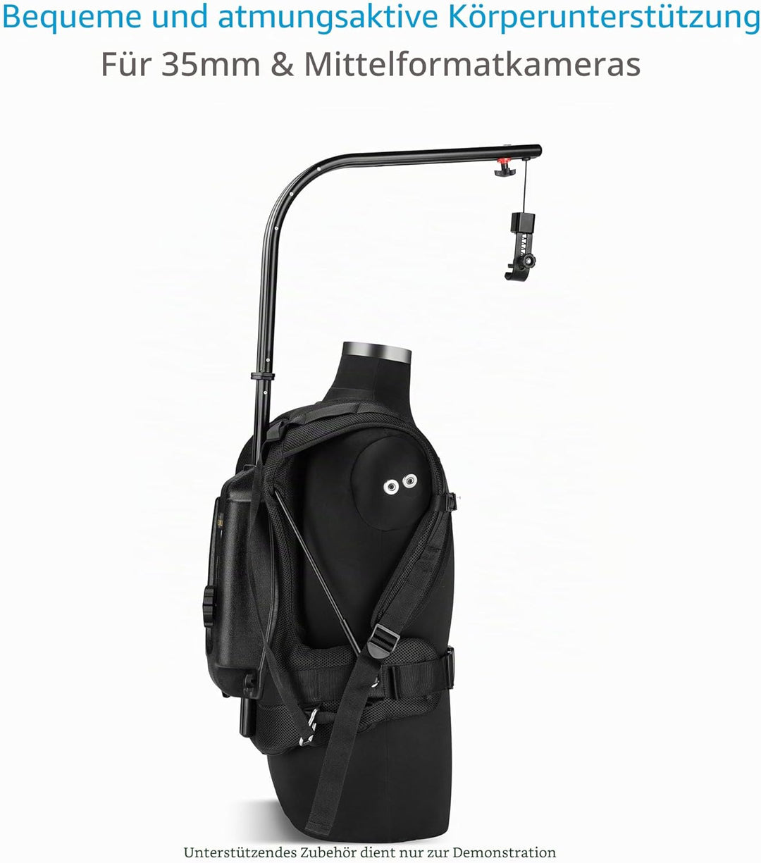FLYCAM Basic Flowline Body Mount Stützweste mit 180° Drehung für Kamera, Camcorder und 3-Achsen-Gimb