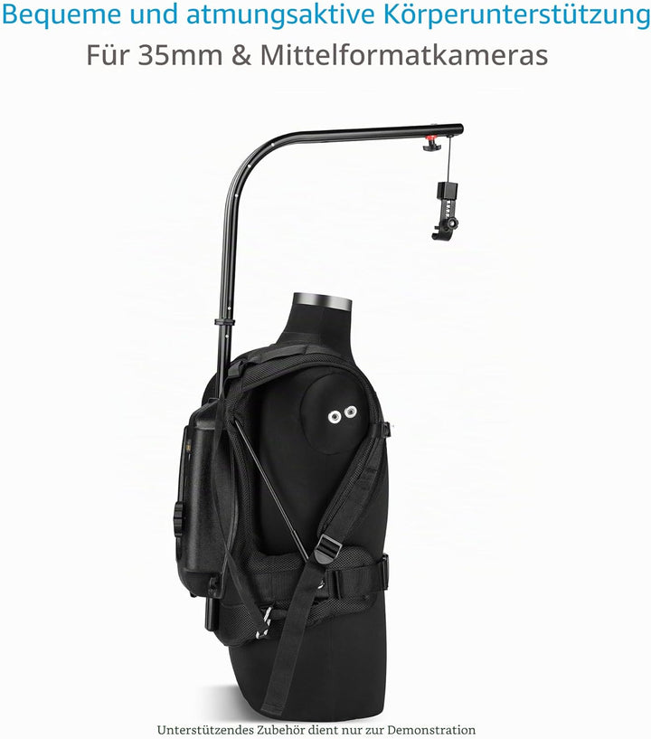 FLYCAM Basic Flowline Body Mount Stützweste mit 180° Drehung für Kamera, Camcorder und 3-Achsen-Gimb
