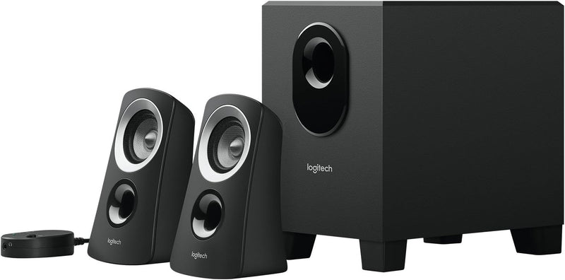 Logitech Z313 2.1 Lautsprecher-System mit Subwoofer, 50 Watt Spitzenleistung, 3.5 mm Eingang, Kopfhö