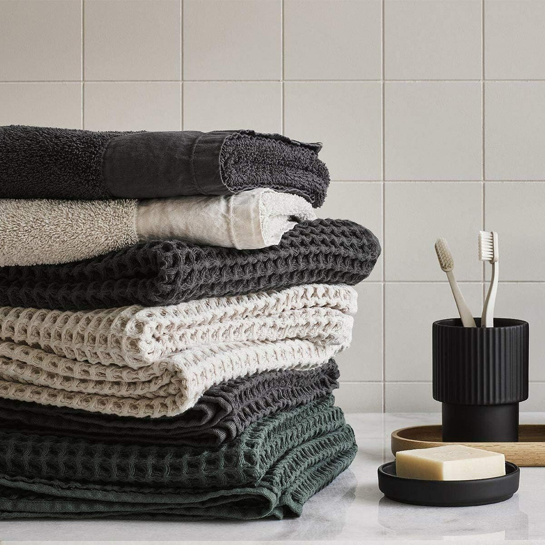 Marc O Polo Handtücher Linan Grey, Handtuch 50x100 cm Grau 50x100 cm, Grau 50x100 cm