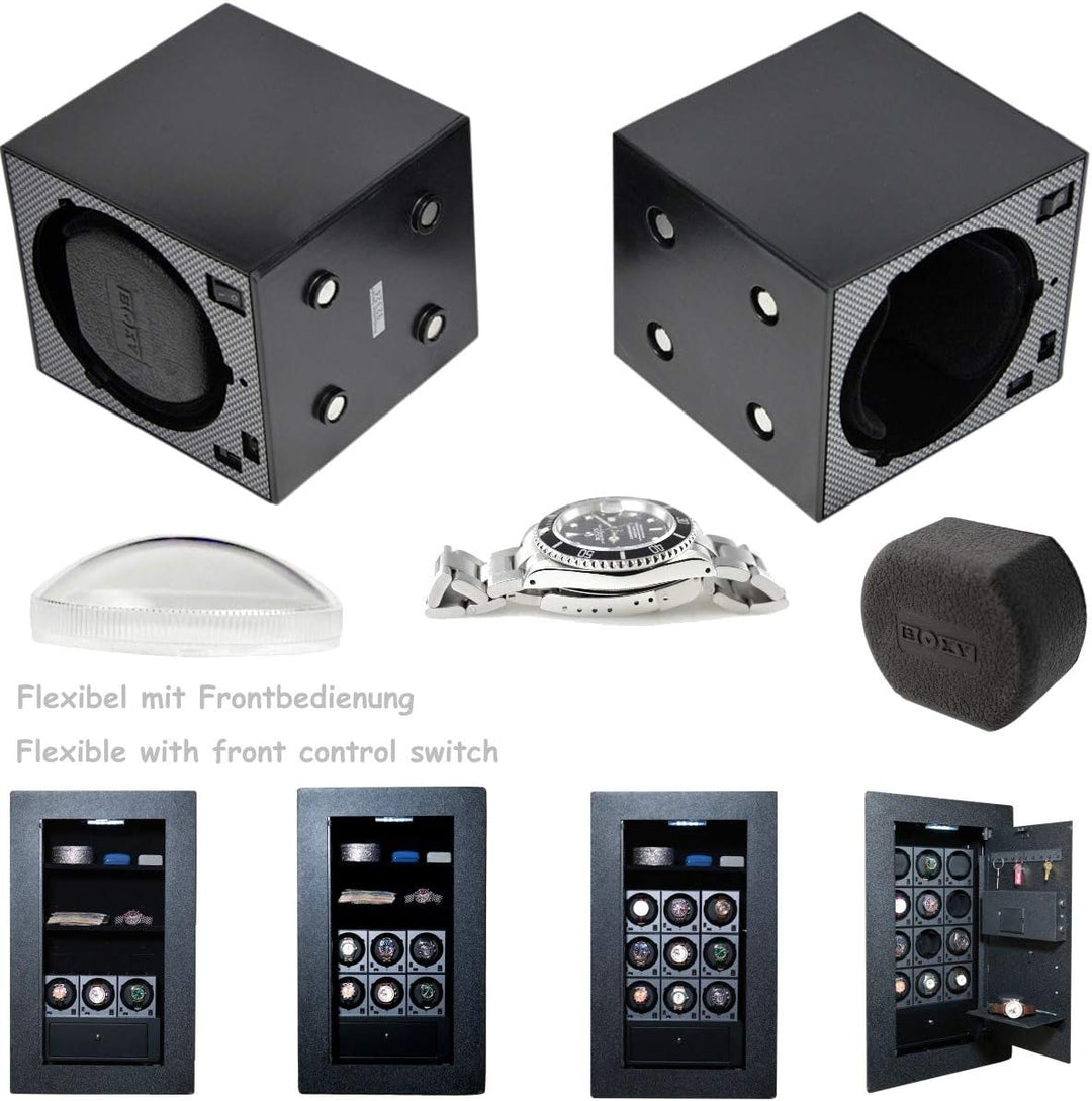 Beco Boxy Uhrenbeweger Modul Carbon