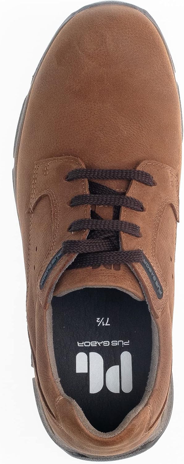 Pius Gabor Herren Sneaker Low, Männer Halbschuhe,Wechselfussbett,Superflex Sohle 41 EU Braun Tobacco