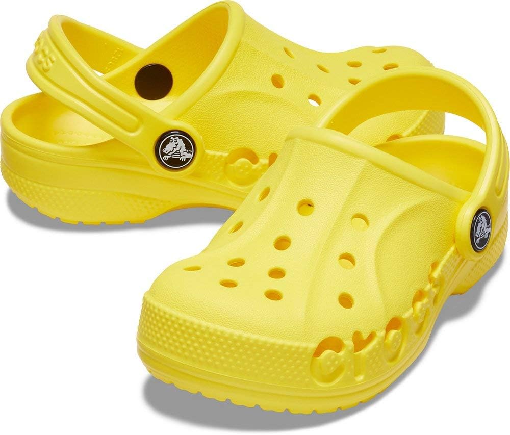 Crocs Unisex Kinder Baya K Clog 19/20 EU Lemon, 19/20 EU Lemon