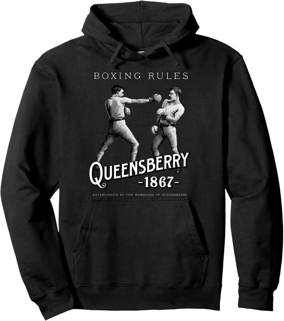 Queensberry Boxing Rules: Vintage Boxing Pullover Hoodie