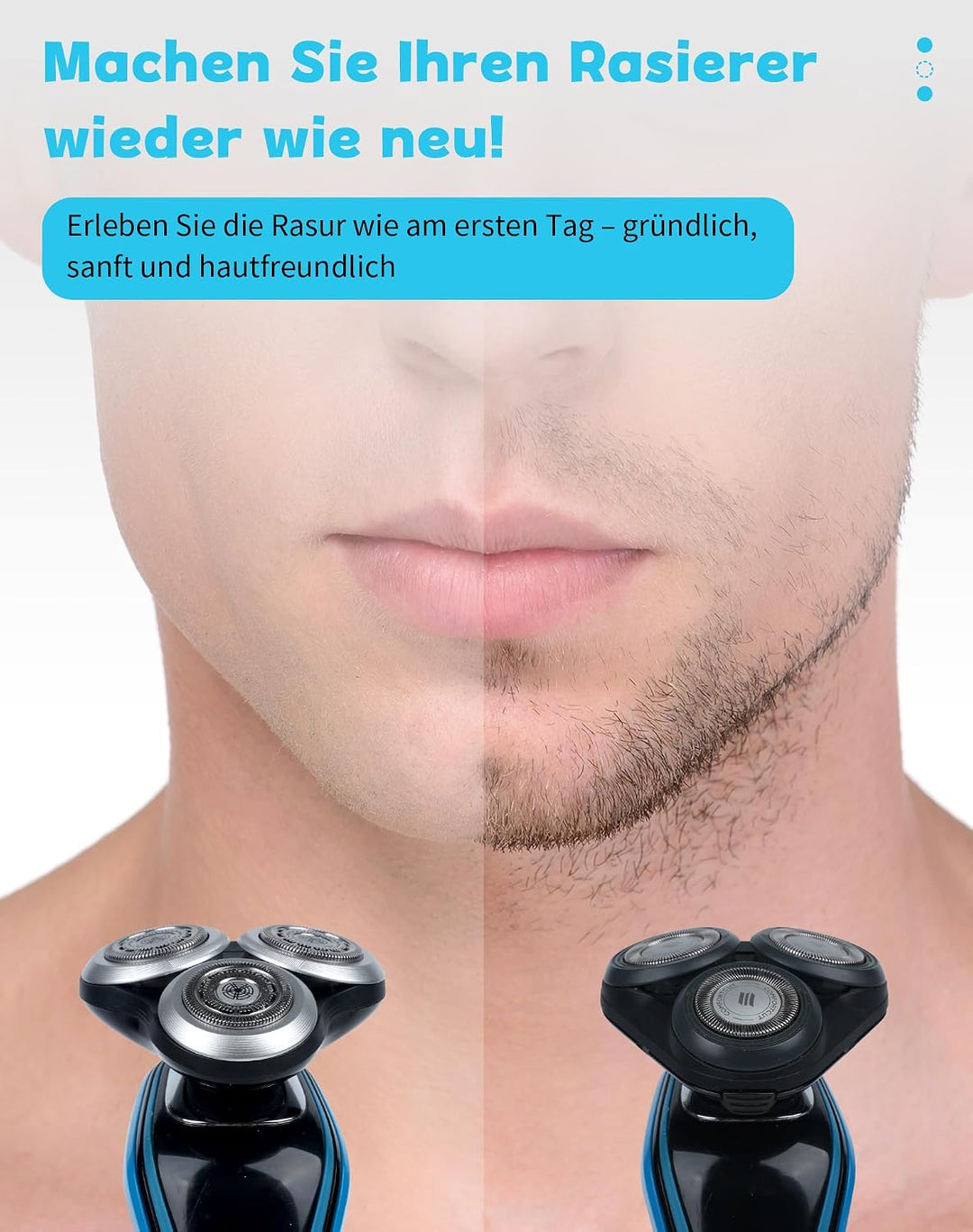 Scherkopf kompatibel mit Philips Series 9000 (S9000 S9911 S9731 S9711 S9511 S9522 S9111 S9031 S9988)