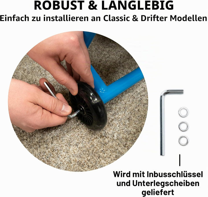 EzyRoller Rollen Ersatzrollen Classic Drifter Stunt Scooter Roller Räder Ersatzräder Funfahrzeug Tri