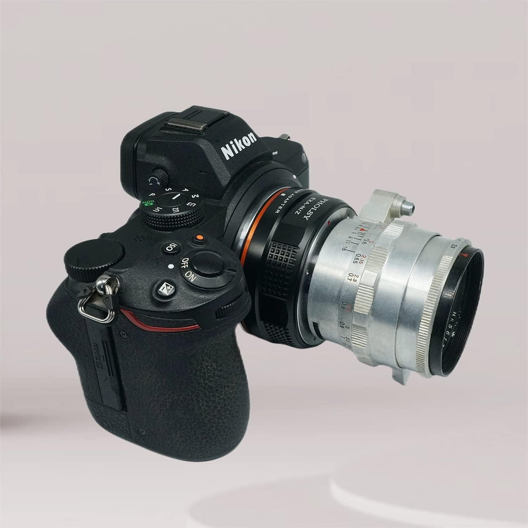 PHOLSY Objektivadapter Kompatibel mit Exakta Mount Objektiv (Nicht Topcon) auf Nikon Z Mount Kamerag