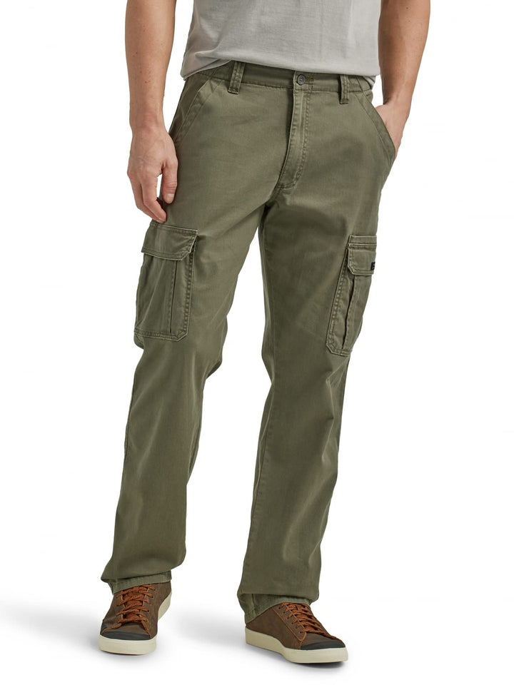 Wrangler Authentics Herren Cargohose mit Lockerer Passform Lässige Hose 29W / 30L Oliv/Blatt für Mic
