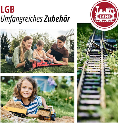 LGB Gartenbahn - Elektrische Doppelkreuzungsweiche 12260 Radius 22,5°, Gartenbahn, Spur G