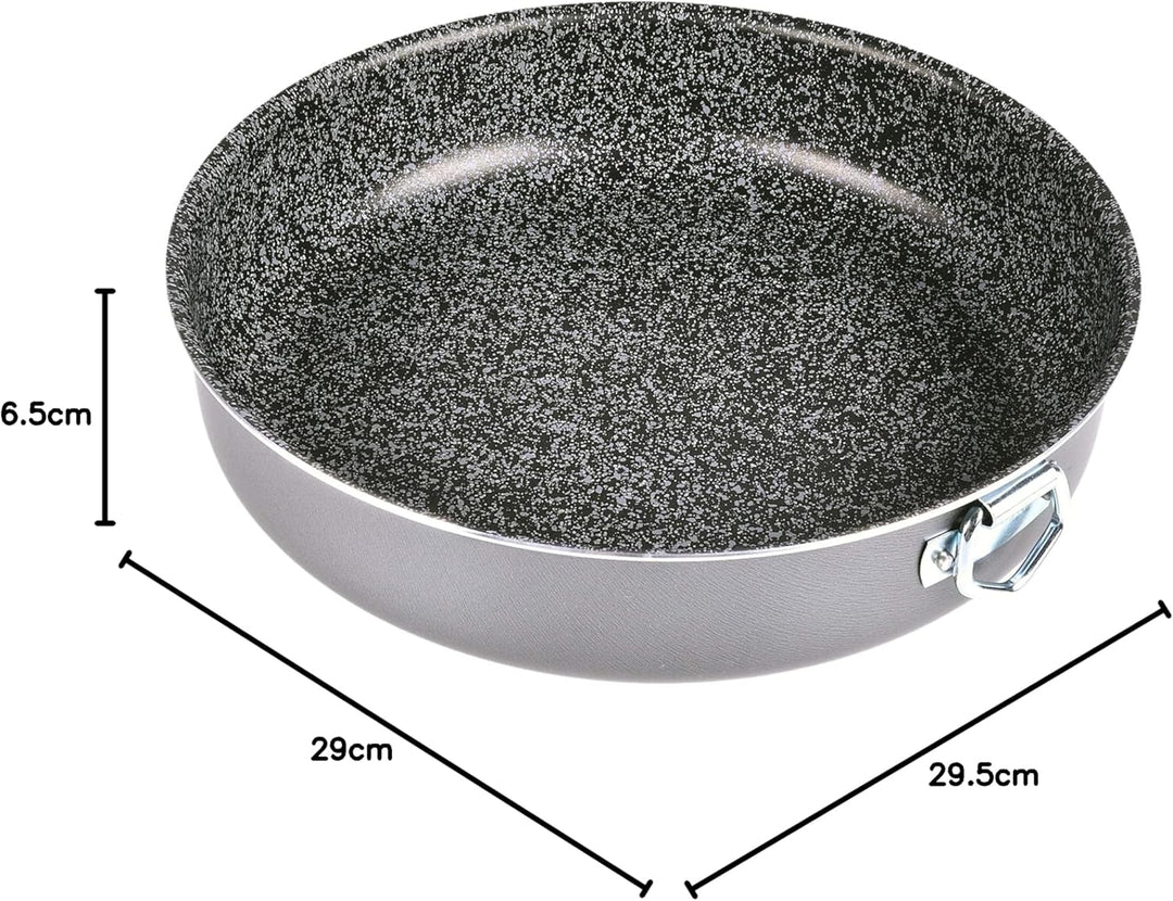 Alluflon Tradition Italien Kuchenform, aluminium, schwarz, 28 cm Rotonda 28cm, Rotonda 28cm