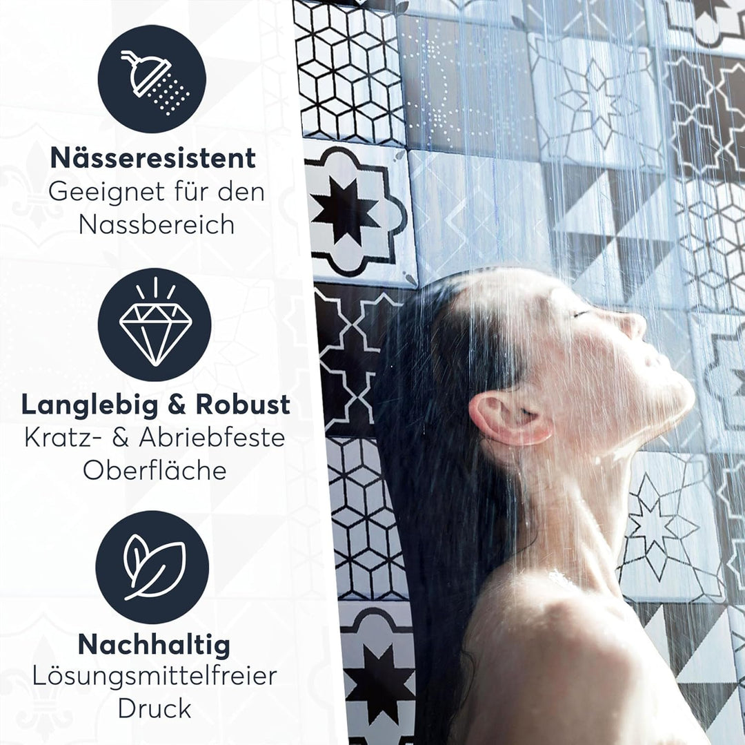 CREATISTO Mosaik-Fliesen Fliesensticker Fliesenfolie - Klebe Folie für Wandfliesen I Stickerfliesen