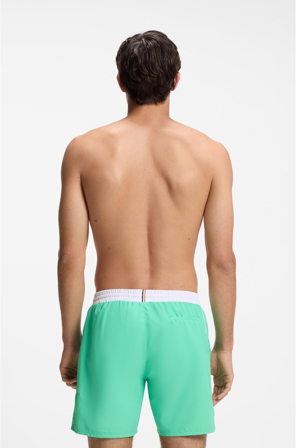 BOSS Herren Mittlere Länge, Solide Badehose Badehose S Bright Green 322, S Bright Green 322