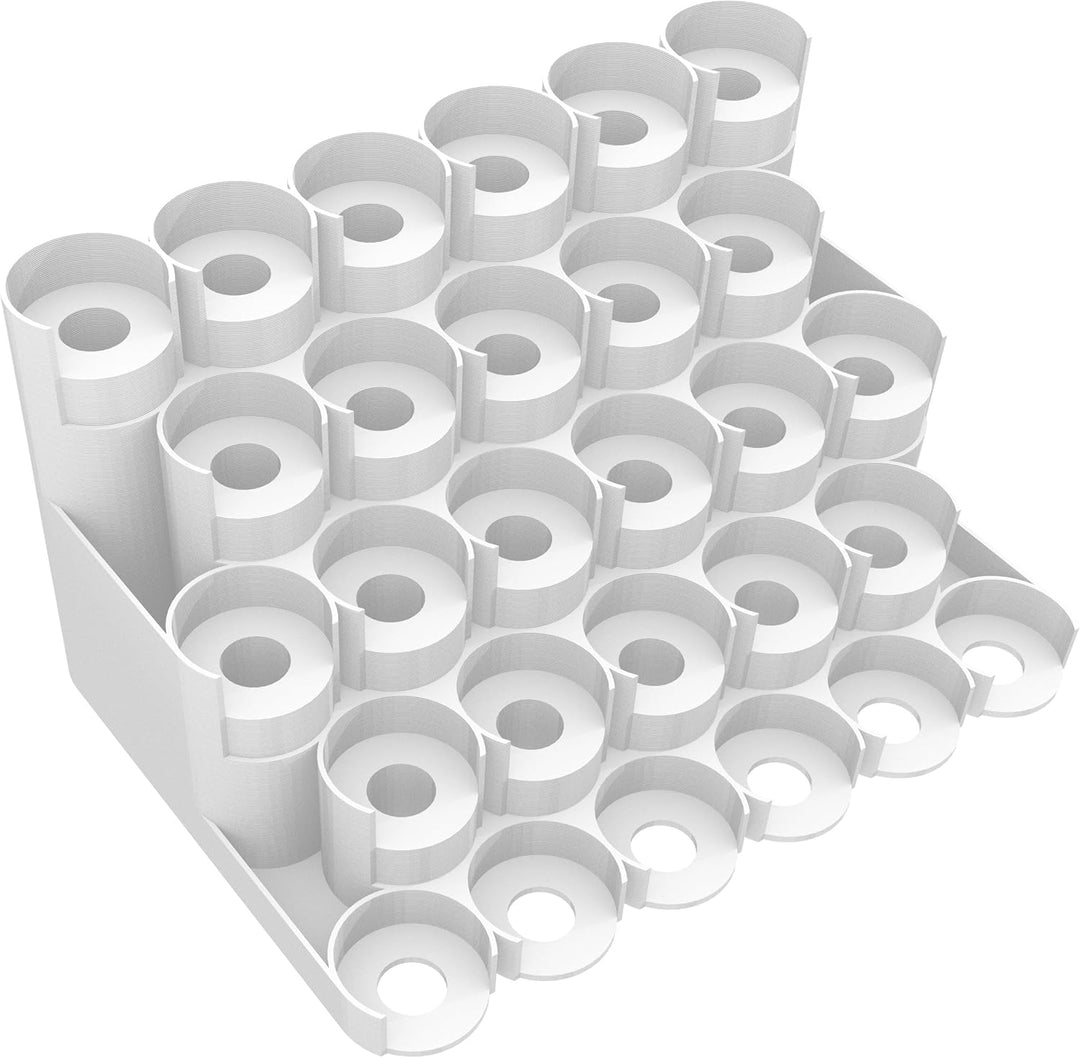 Feldherr Paint Rack kompatibel mit 28 Citadel Farbtöpfchen (12 ml / 18 ml / 24 ml) Weiss, Weiss