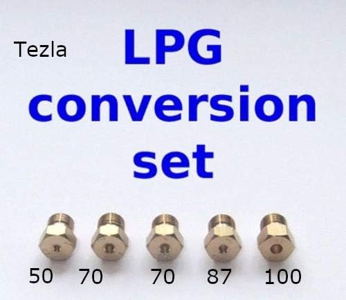 5 Brenner Gasherd LPG Umbausatz Düsen Düsen Propan Injektoren M6