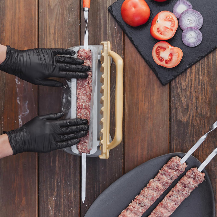 Hochwertiger Aluminium-Schaschlik-Maker, strapazierfähig, antihaftbeschichtet, mit lebensmittelechte