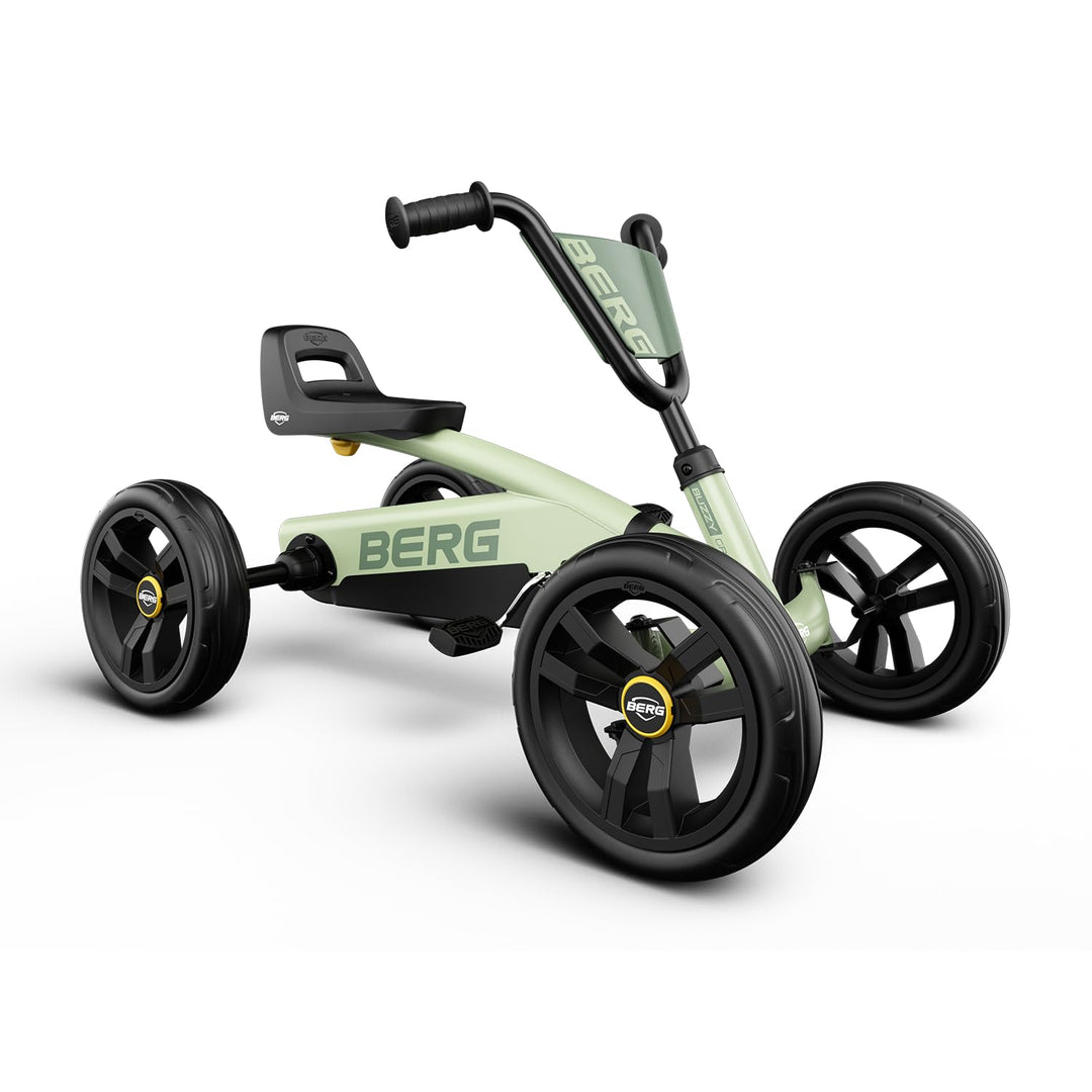 BERG Buzzy Grün Go-Kart für Kinder ab 2 Jahren, grünes Tretfahrzeug Kettcar, Kindergokart Tretauto m