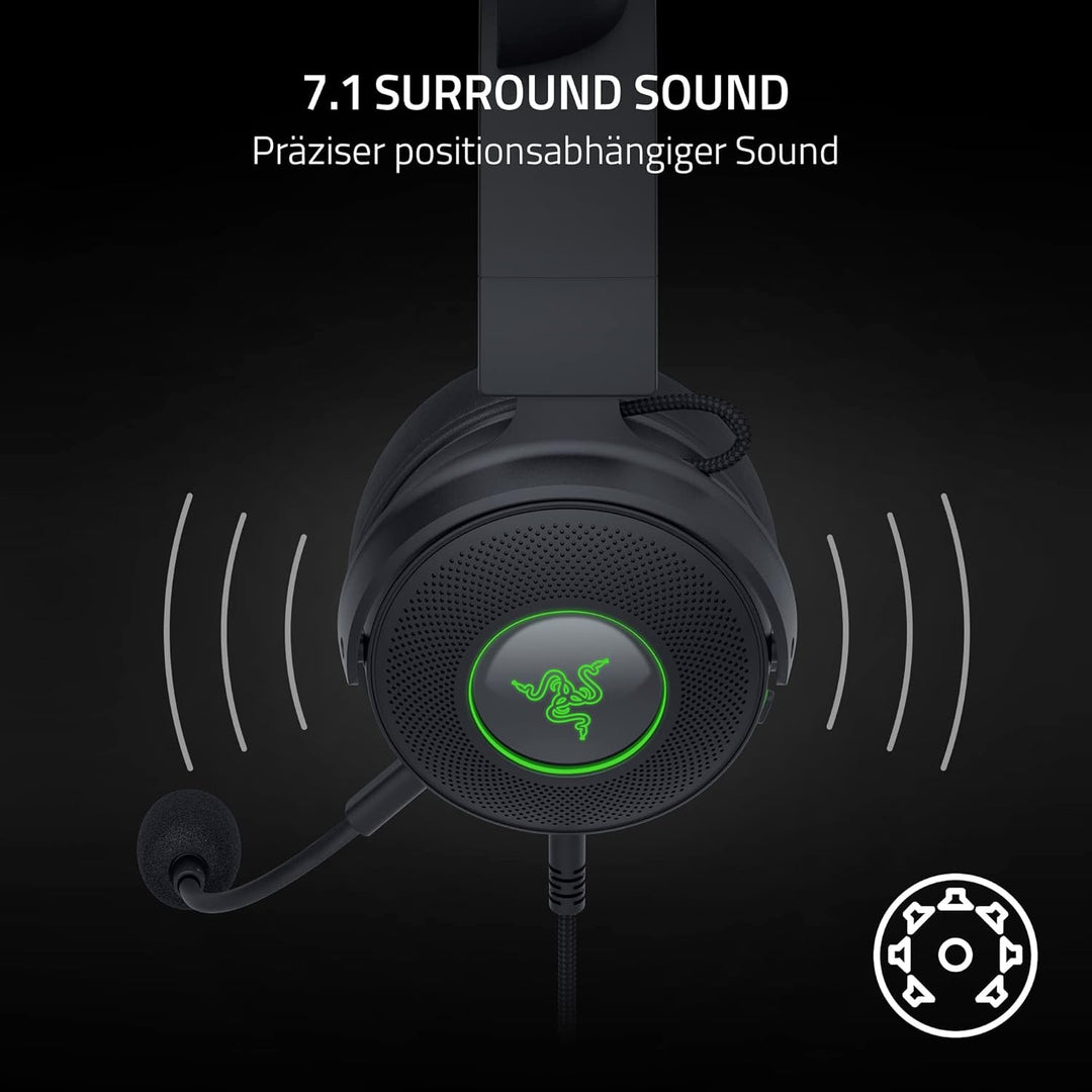Razer Kraken Kitty Edition V2 Pro - Kabelgebundenes RGB-Headset mit austauschbaren Ohrhörern (Reakti