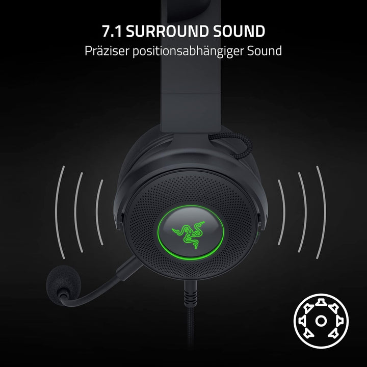 Razer Kraken Kitty Edition V2 Pro - Kabelgebundenes RGB-Headset mit austauschbaren Ohrhörern (Reakti