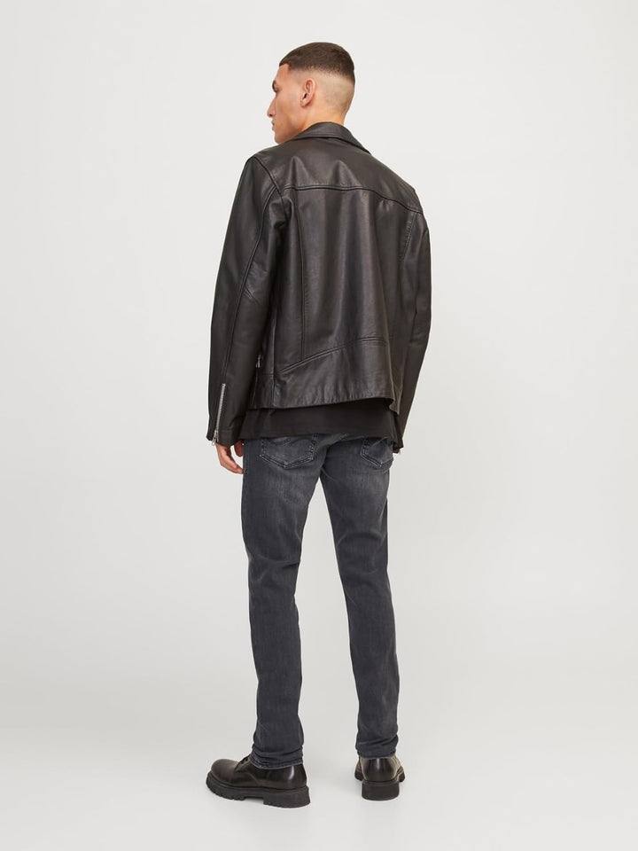 JACK &amp; JONES Male Slim Fit Jeans JJIGLENN JJICON JJ 257 50SPS NOOS Slim Fit Jeans | Knitted Pullover