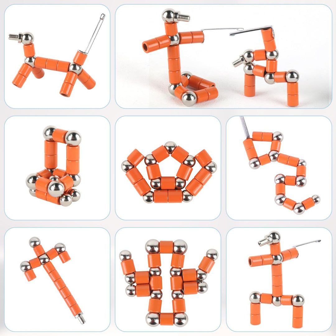Rayong Magnetischer Kugelschreiber,Fidget Pen Magnet Stift,Coole Gadgets Stressabbau Druckkugelschre