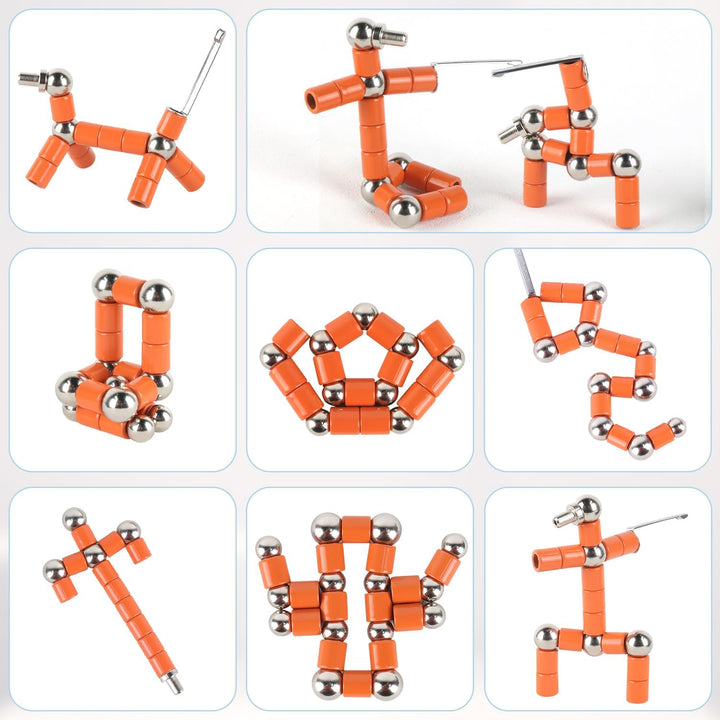 Rayong Magnetischer Kugelschreiber,Fidget Pen Magnet Stift,Coole Gadgets Stressabbau Druckkugelschre