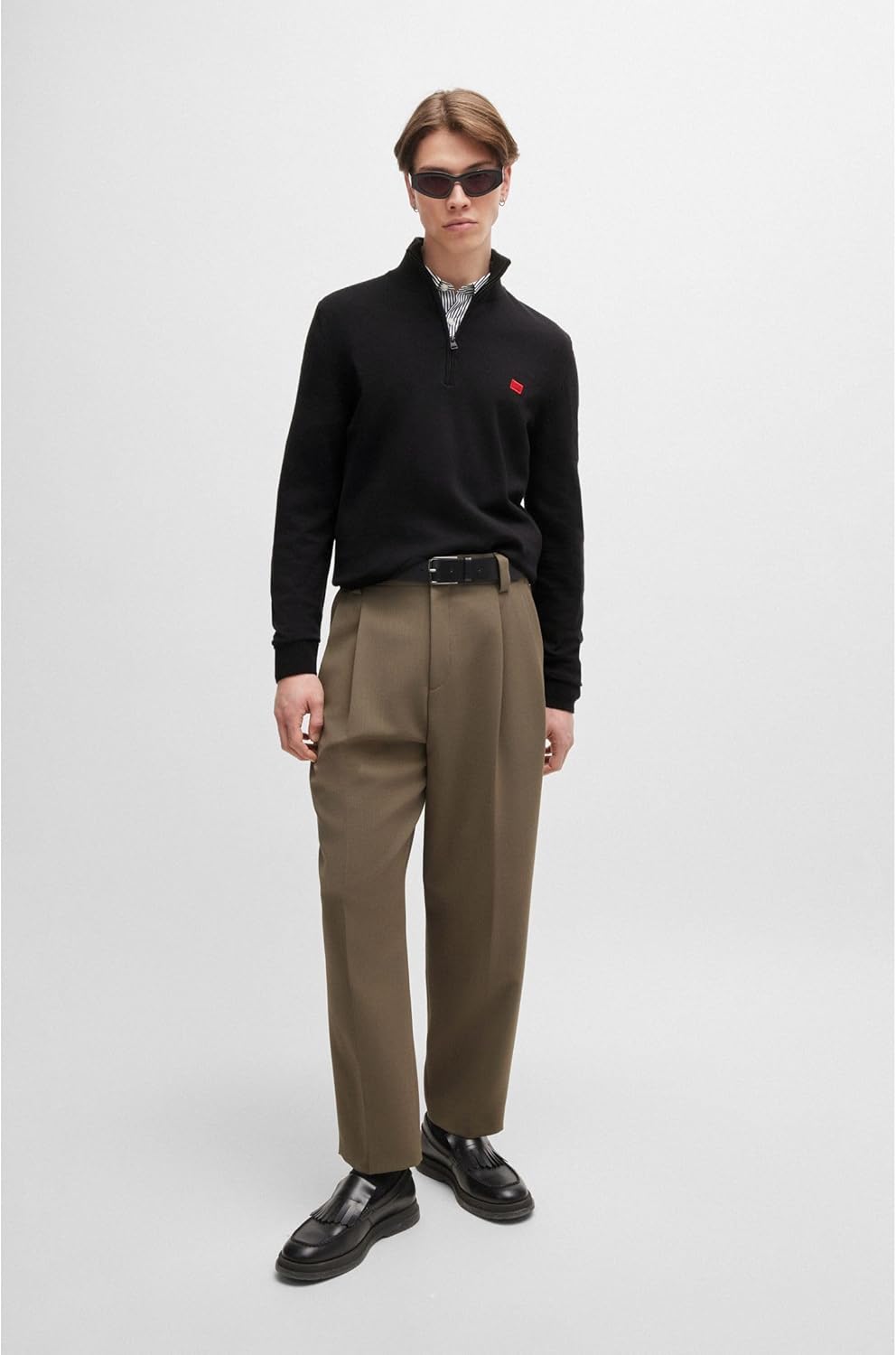 HUGO Herren San Quintus-c Sweater S Black1, S Black1