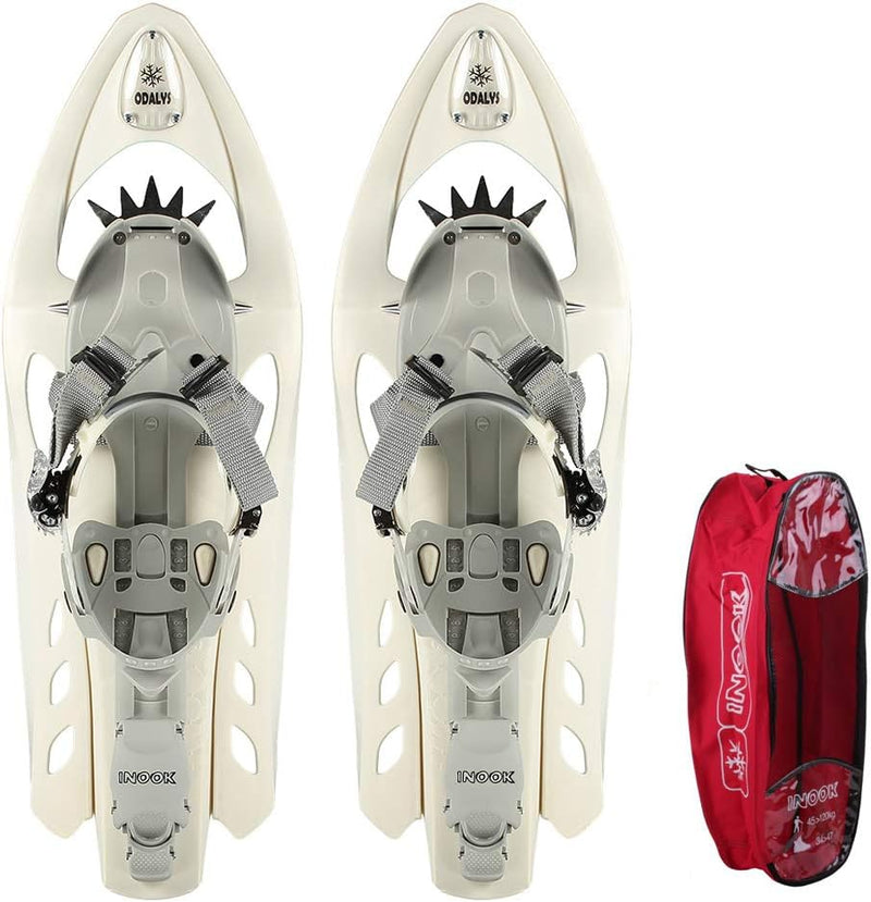 Inook Odalys Schneeschuhe I Schneeschuhe mit Steighilfe I EU 34-43 I Schneeschuh Set mit praktischer