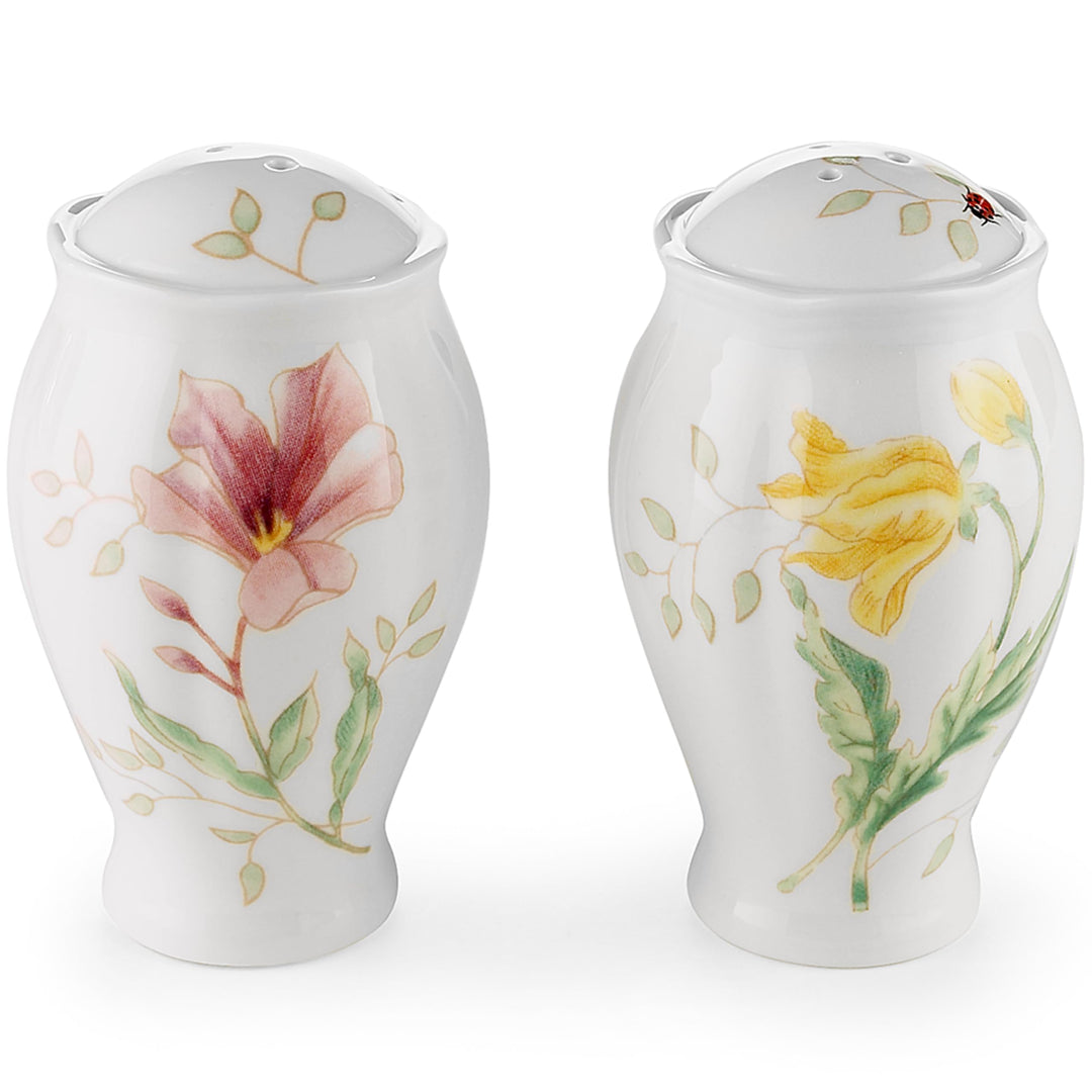 Lenox Salz- und Pfefferstreuer-Set mit Schmetterlingswiese Salz- und Pfefferstreuer, Blumenmuster, S