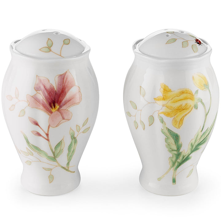 Lenox Salz- und Pfefferstreuer-Set mit Schmetterlingswiese Salz- und Pfefferstreuer, Blumenmuster, S