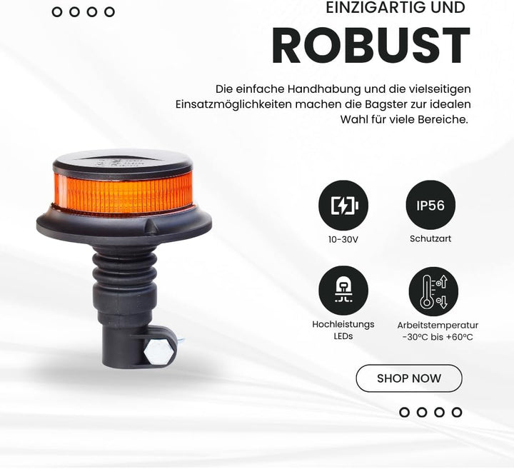 Raptors LED Technik Bagster | Zulassung ECE R65 | DEKRA geprüft bis 220km/h | 10–30V DC | Mobile Ken